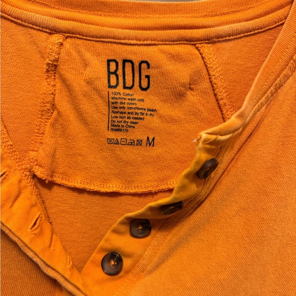 BDG Women's Orange Crop Top - Picture 4 of 4